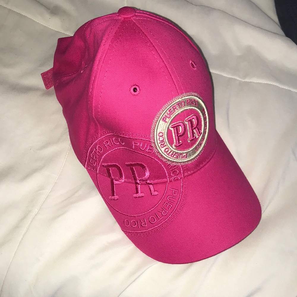 Pink Puerto Rico baseball cap